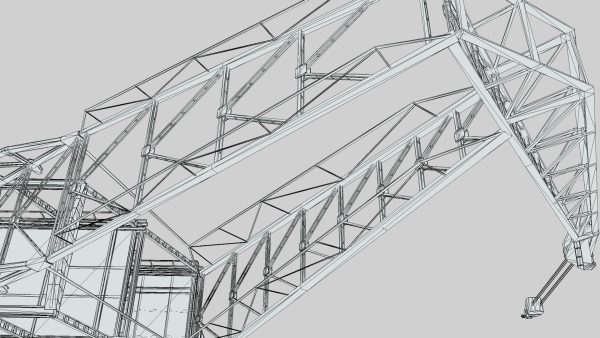Large Old Crane PBR