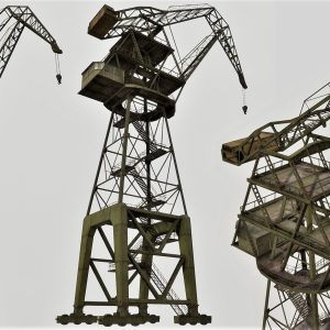 Large Old Crane PBR