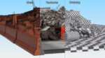 Large Pile of Construction Waste