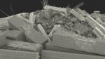 Large Pile of Construction Waste