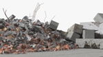 Large Pile of Construction Waste