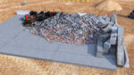 Large Pile of Construction Waste