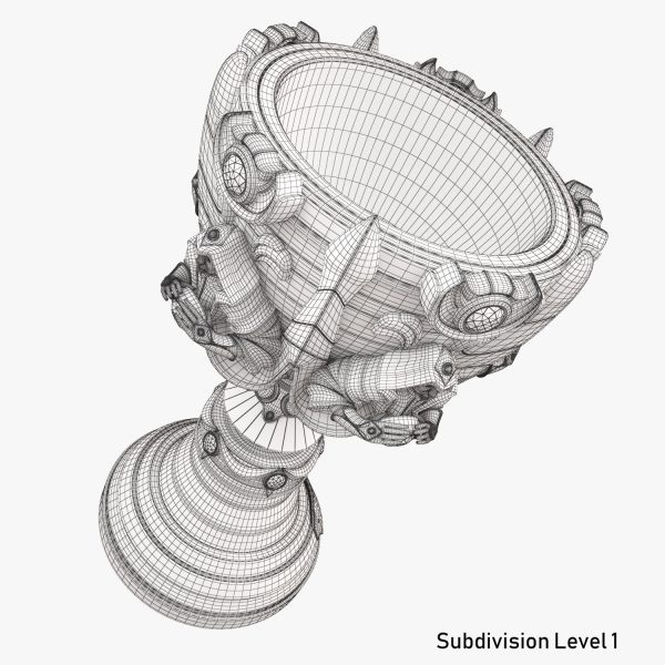 League of Legends Summoners Cup Trophy 3D Model
