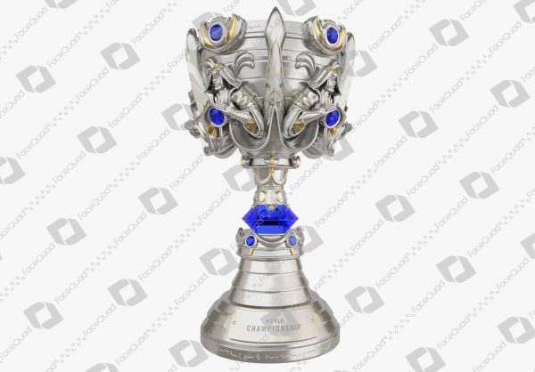 League of Legends Summoners Cup Trophy 3D Model