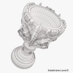 League of Legends Summoners Cup Trophy 3D Model