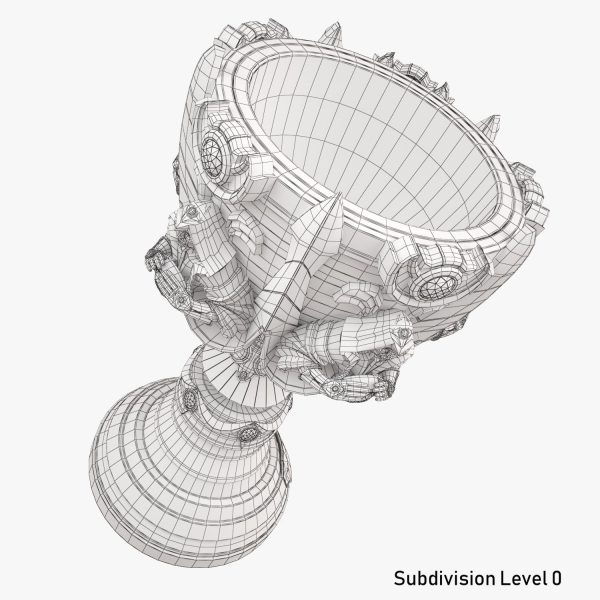 League of Legends Summoners Cup Trophy 3D Model