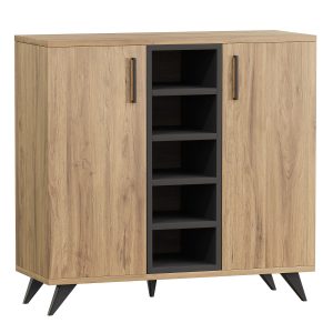 Leander Kuchenschrank mit Regalen