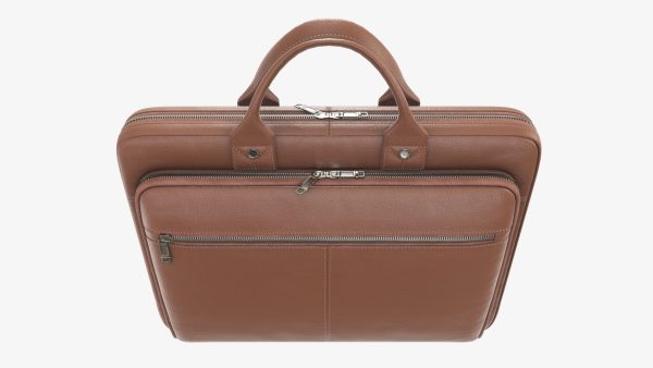 Leather laptop bag briefcase handbag 01