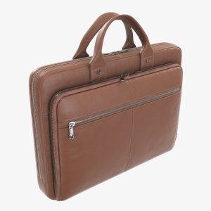 Leather laptop bag briefcase handbag 01