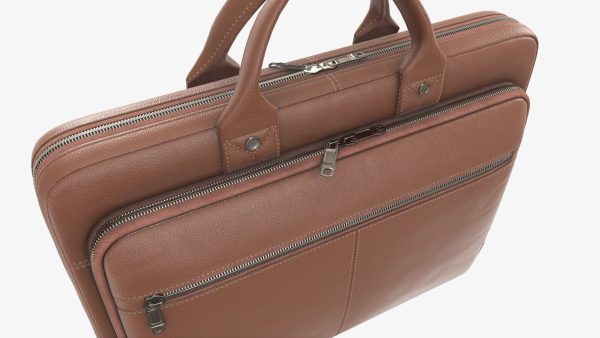 Leather laptop bag briefcase handbag 01