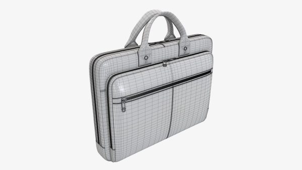 Leather laptop bag briefcase handbag 01