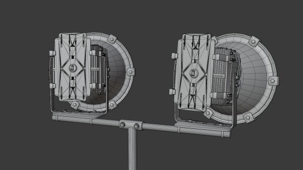Led Industrial Lighting With Stand