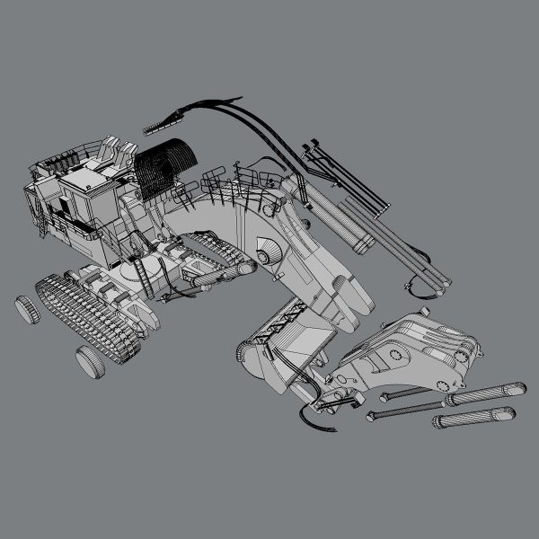 LIEBHERR R996 Backhoe
