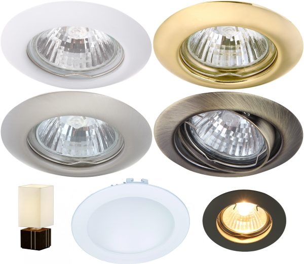 lightS downlight with gold finish