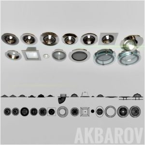 lightS downlight with gold finish