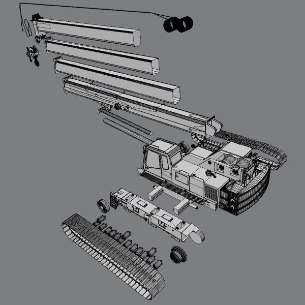 Link Belt TCC-750 Telescopic Crawler Crane