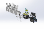 Liquid filling machine assembly line