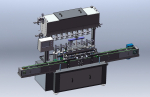 Liquid filling machine assembly line