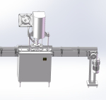 Liquid filling machine assembly line