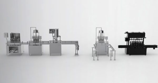 Liquid filling machine assembly line