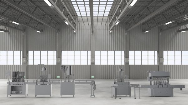 Liquid filling machine assembly line