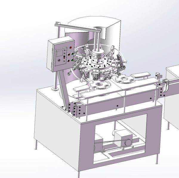 Liquid filling machine assembly line