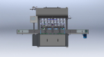Liquid filling machine assembly line