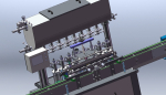 Liquid filling machine assembly line