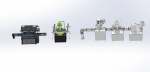 Liquid filling machine assembly line