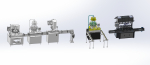 Liquid filling machine assembly line