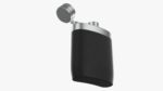 Liquor flask stainless steel plastic wrap open