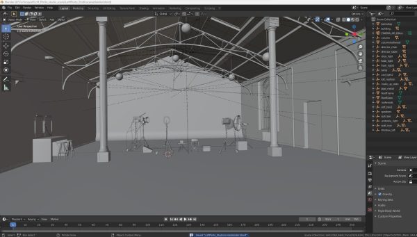 Loft Photo Studio Scene
