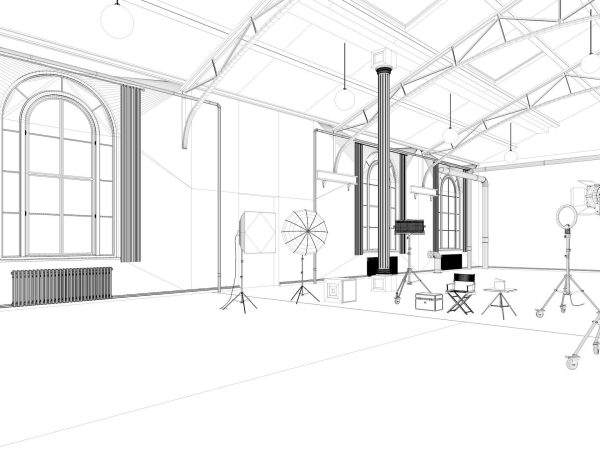 Loft Photo Studio Scene