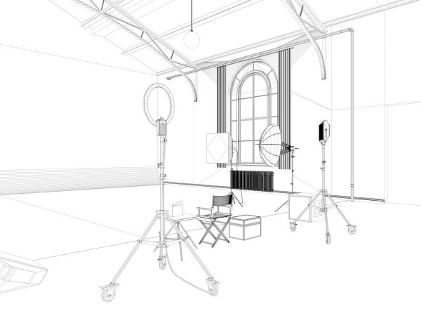 Loft Photo Studio Scene
