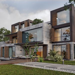 Loft Villa Cloudy and Sunny Full Scene