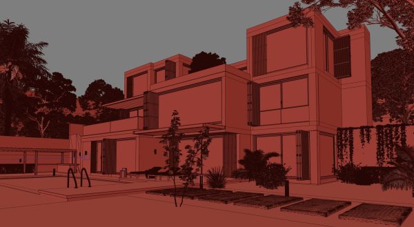 Loft Villa Cloudy and Sunny Full Scene