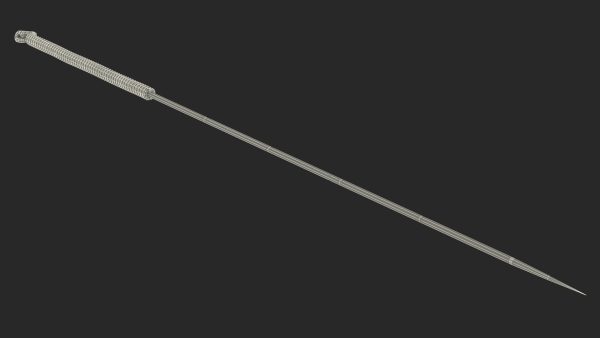 Long Acupuncture Needle Gold