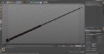 Long Acupuncture Needle Gold