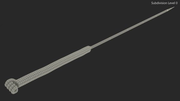 Long Acupuncture Needle Gold