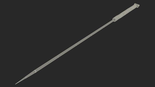 Long Acupuncture Needle Gold