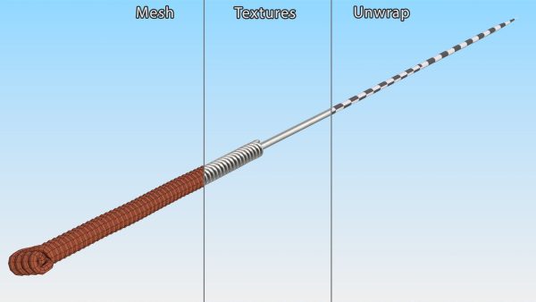 Long Acupuncture Needle Silver