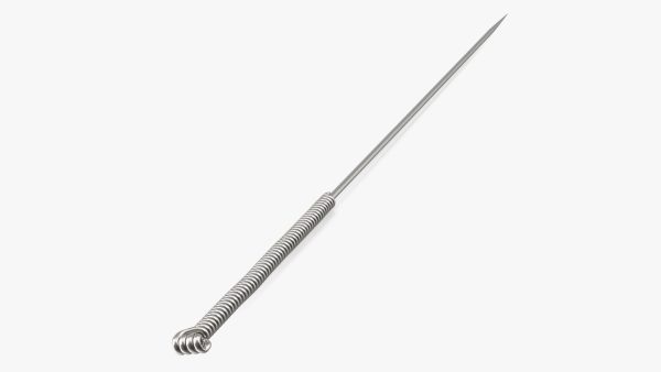 Long Acupuncture Needle Silver