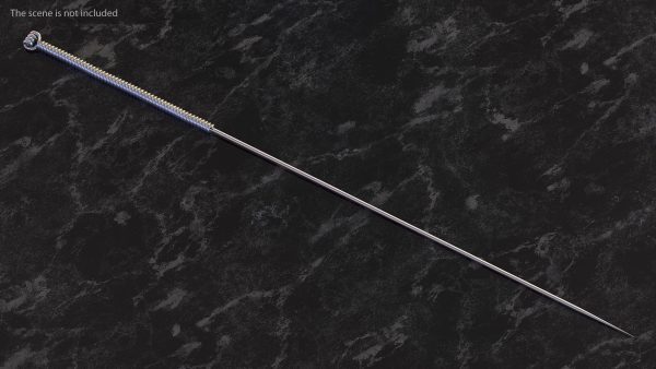 Long Acupuncture Needle Silver