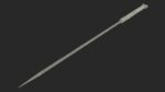 Long Acupuncture Needle Silver