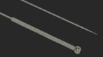 Long Acupuncture Needle Silver