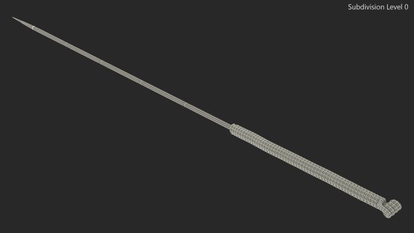 Long Acupuncture Needle Silver