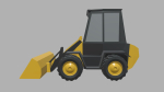 Low Poly Compact Loader 01