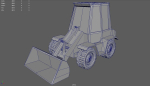 Low Poly Compact Loader 01