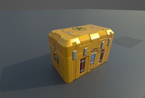Low poly container and scfi box