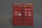 Low poly container and scfi box